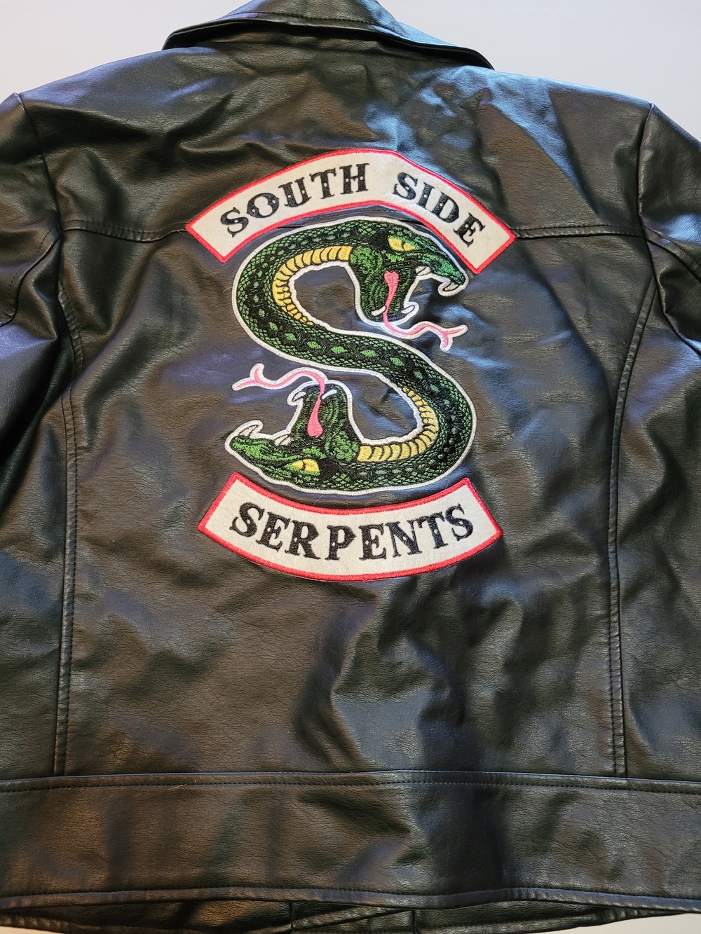 Riverdale South Side Serpents  Faux-Leather Jacket Womems Xl